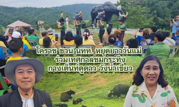 โคราช ชวน นทท หยุดยาววันแม่ ร่วมเทศกาลชมกระทิงกางเต็นท์ดูดาว วังน้ำเขียว