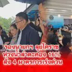 รองนายกลุยโคราช ห่วงน้ำลำตะคองร้อยละ16สั่ง4มาตรการเร่งด่วน