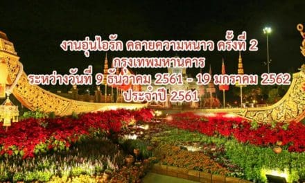 งาน “อุ่นไอรัก คลายความหนาว สายน้ำแห่งรัตนโกสินทร์” ครั้งที่ 2