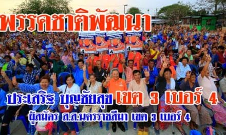 ชพน.ปราศรัยขอเสียงชาวโคราช ผู้สมัคร ประเสริฐ บุญชัยสุข เขต 3 เบอร์4