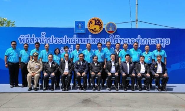 “โครงการท่อประปาสมุย” เดินเครื่องแล้ว พร้อมจ่ายน้ำประปาลอดใต้ทะเลเต็มระบบ