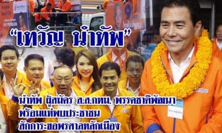 “เทวัญ” นำทัพ นำผู้สมัคร ส.ส.กทม. พรรคชาติพัฒนา พร้อม สักการะขอพรศาลหลักเมือง