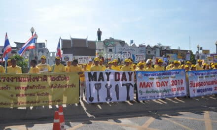 โคราช-เครือข่ายแรงงานโคราช ร่วมเรียกทวงถาม 10 ข่้อเรียกร้องเดิม