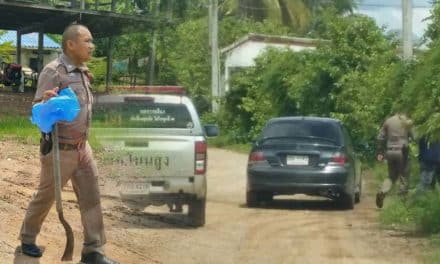 บุกจับหนุ่มใหญ่ ใช้มีดอีโต้ฟันเพื่อนบ้านสาหัสระแวงตีท้ายครัวเมีย