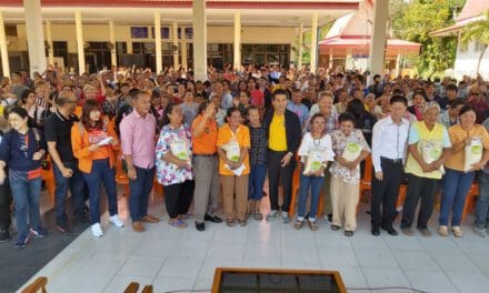 เทวัญ หน พรรคชาติพัฒนา พบปะชาวโคราช ส่งสุขปีใหม่2563