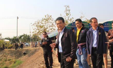 เทวัญรัฐมนตรีประจำสำนักนายกรัฐมนตรี ลงพื้นที่ติดตามภัยแล้งโคราช