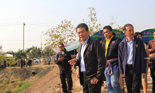 เทวัญรัฐมนตรีประจำสำนักนายกรัฐมนตรี ลงพื้นที่ติดตามภัยแล้งโคราช