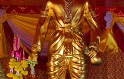 พิธีถวายกตัญญุตาสักการะสมเด็จพระนเรศวรมหาราช วันแห่งชัยชนะสมเด็จพระนเรศวรมหาราชประจำปี 2563 ณ มูลนิธินักรบไทย ไทรทองเทพนิมิต