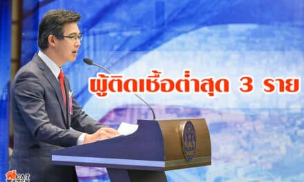 ศบค. แถลง ผู้ติดเชื้อต่ำสุด 3 ราย