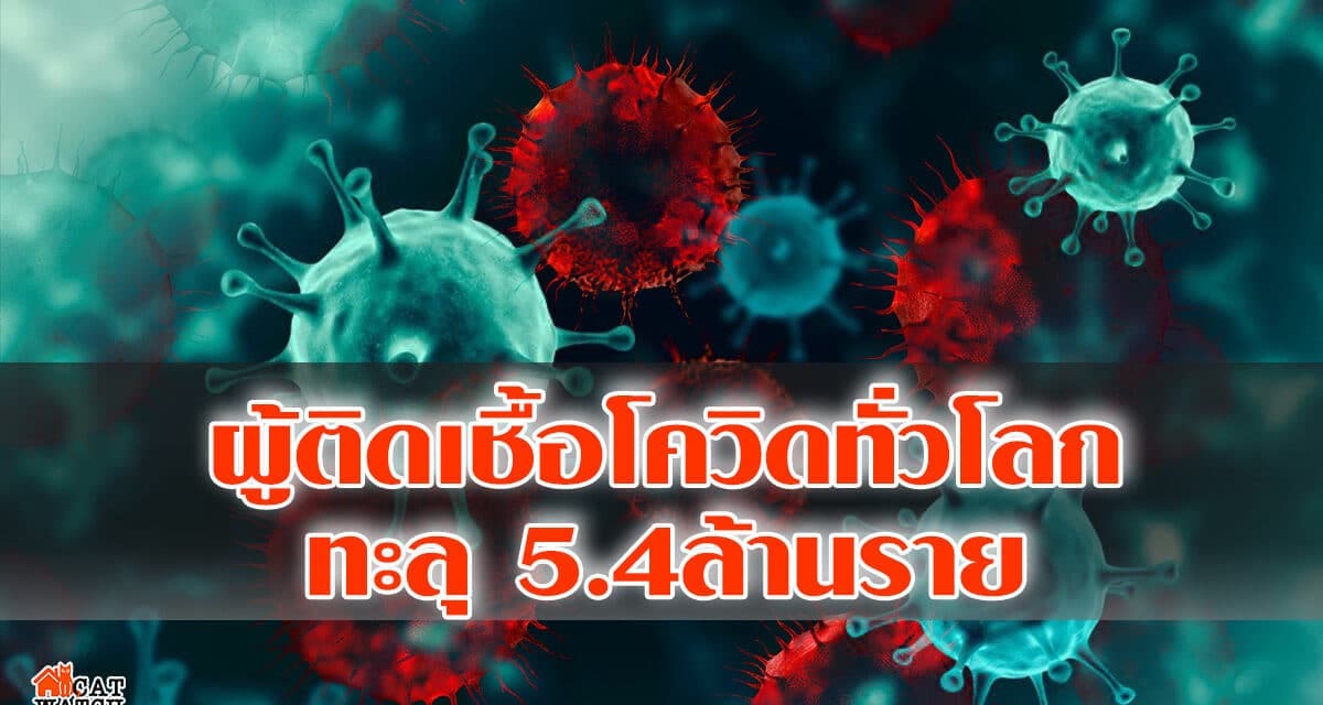 ผู้ติดเชื้อโควิดทั่วโลก ทะลุ 5.4 ล้านราย