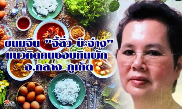 ขนมจีน “จี้ลิ๋ว บ๊ะจ่าง” แนวคิดคนชอบกินผัก  อ.ถลาง ภูเก็ต
