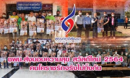 ชพน.ส่งมอบความสุข สวัสดีปีใหม่ 2564 คนโคราชรักจริงไม่ทิ้งกัน