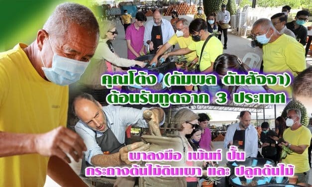 คณะฑูต 3 ประเทศ เยี่ยมชมสวนนงนุชพัทยา ลงมือปั้น เพ้นท์ ปลูกต้นไม้ สุดประทับใจ ในวันพ่อแห่งชาติ