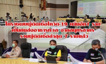 โคราชพบผู้ติดเชื้อโควิด-19 เพิ่มอีก1 ราย เป็นคนส่งอาหารทะเล จากสมุทรสาคร รวมผู้ติดเชื้อล่าสุด 7 รายแล้ว