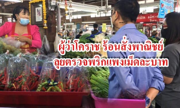 ผู้ว่าโคราช ร้อนสั่งพาณิชย์ลุยตรวจพริกแพงเม็ดละบาท