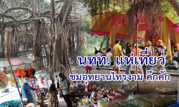 หน้าร้อน นทท.แห่เที่ยวชม อุทยานไทรงาม คึกคัก