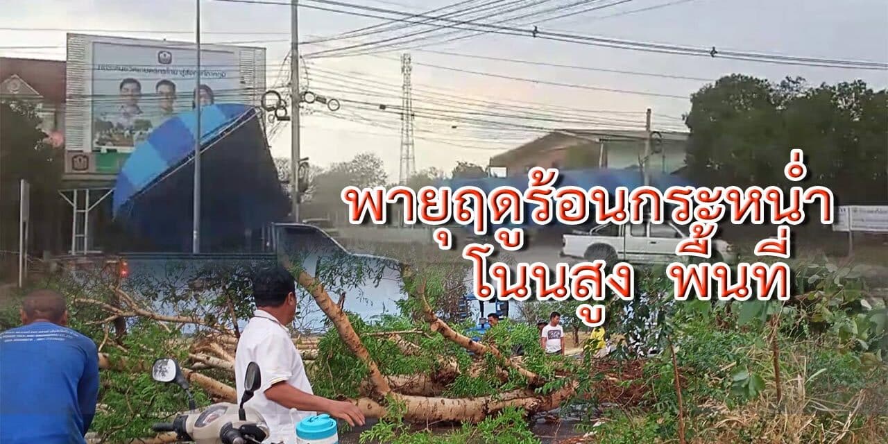 พายุฤดูร้อนกระหน่ำ พื้นที่โนนสูง