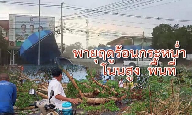 พายุฤดูร้อนกระหน่ำ พื้นที่โนนสูง