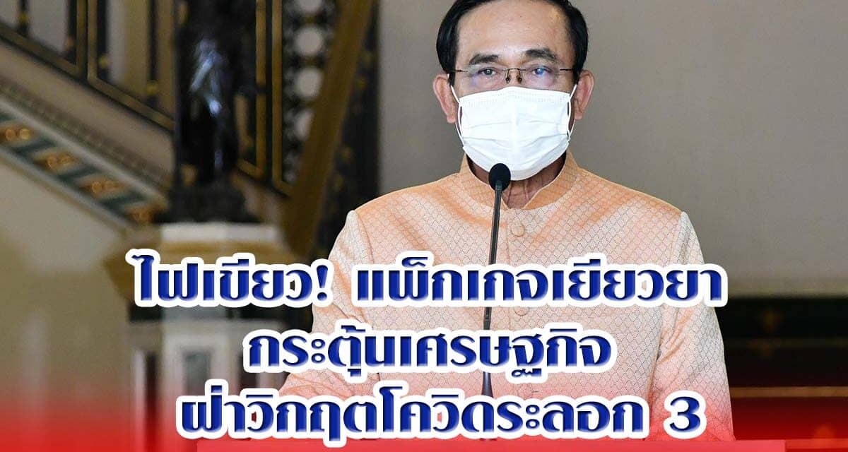 ไฟเขียว! แพ็กเกจเยียวยา – กระตุ้นศก. ฝ่าวิกฤตโควิดระลอก 3