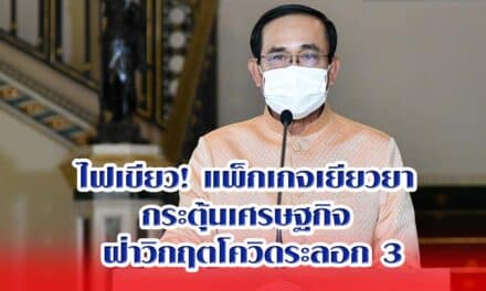 ไฟเขียว! แพ็กเกจเยียวยา – กระตุ้นศก. ฝ่าวิกฤตโควิดระลอก 3