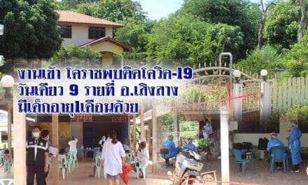 งานเข้า โคราชพบติดโควิด-19  วันเดียว9รายที่ อ.เสิงสาง มีเด็กอายุ 1 เดือนด้วย