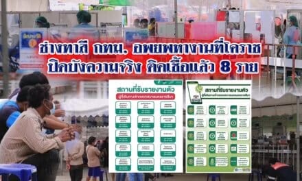 ช่างทาสีแคมป์คนงาน กทม. อพยพหางานที่โคราช ปิดบังความจริง ติดเชื้อแล้ว8ราย