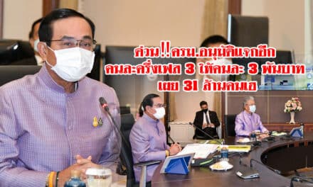 ด่วน‼️ครม.อนุมัติแจกอีก คนละครึ่งเฟส 3 ให้คนละ 3 พันบาท เผย 31 ล้านคนเฮ