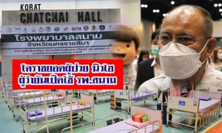 โคราชยอดผู้ป่วย นิวไฮ ผู้ว่ายันเปิดใช้ รพ.สนาม ลดความแออัด รพ หลัก