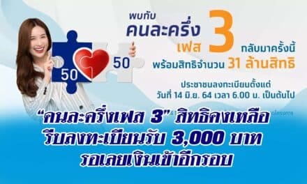 “คนละครึ่งเฟส 3” สิทธิคงเหลือ รีบลงทะเบียนรับ 3,000 บาท รอเลยเงินเข้าอีกรอบ