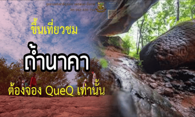 “ถ้ำนาคา” ประกาศแจ้งนักท่องเที่ยว ต้องจองคิวเข้าชมผ่านแอปฯ QueQ เท่านั้น