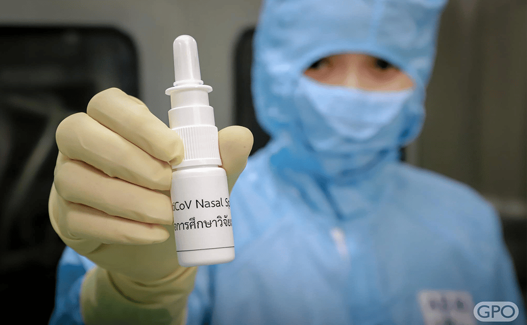 ‘สเปรย์พ่นจมูกป้องกันโควิด’ ของไทย คาดวางขาย ไตรมาส 3 ปีนี้