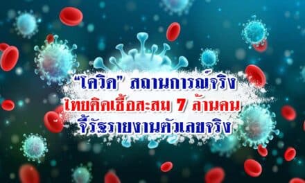 “โควิด” สถานการณ์จริงไทยติดเชื้อสะสม 7 ล้านคน จี้รัฐรายงานตัวเลขจริง