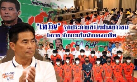 “เทวัญ” จุดประกายสร้างฝันเยาวชนโคราชกับการเป็นนักบอลอาชีพ