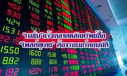 “เนชั่น”แจ้งตลาดหลักทรัพย์ซื้อ”โพสต์ทูเดย์” ต้องรอบอร์ดอนุมัติ