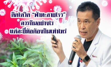 ติดโควิด ควรกิน “ฟ้าทะลายโจร” อย่างไร