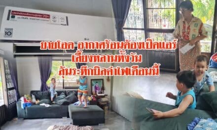 ยายชาวโคราชโอด อากาศร้อนต้องเปิดแอร์เลี้ยงหลานทั้งวัน ลุ้นระทึกบิลค่าไฟเดือนนี้
