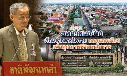 ชพก.เสนอย้ายเรือนจำกลางโคราช ออกนอกเมือง เพื่อคุณภาพชีวิตคนโคราช